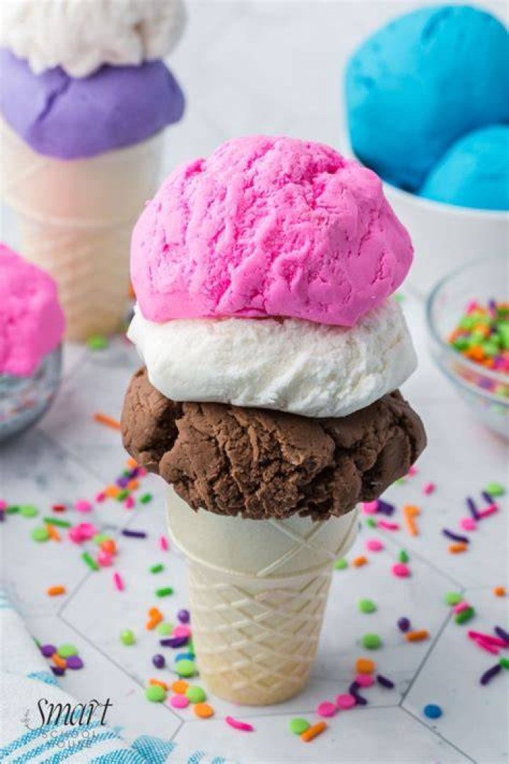 🍦 Edible Ice Cream Play doh Recipe