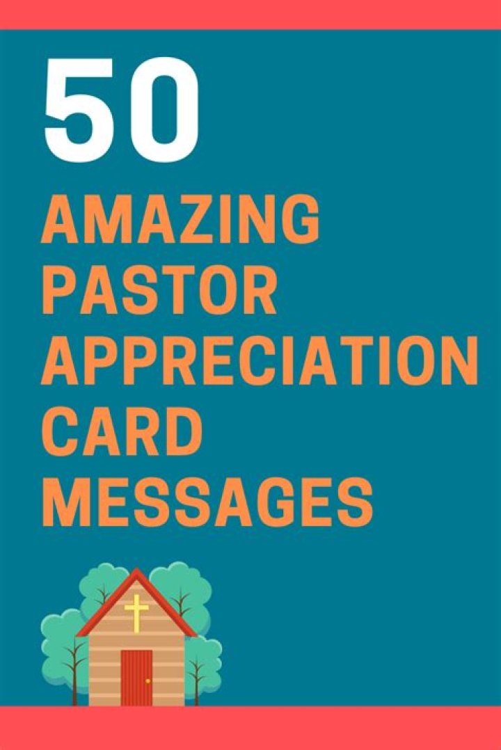 50 Best Pastor Appreciation Card Messages and Bible Verses