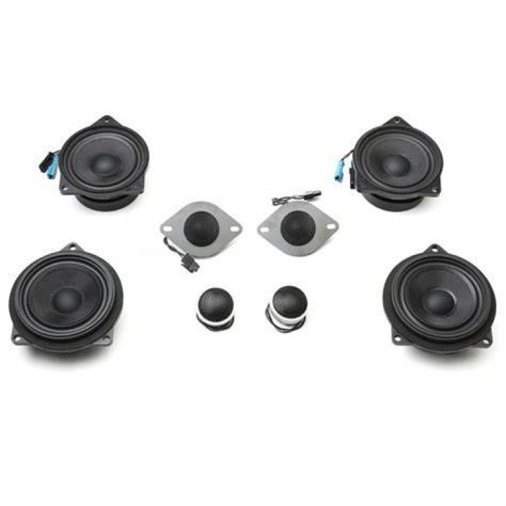 Bavsound Stage 1 Speaker Package E46 3 Series Coupe with S674A Harman