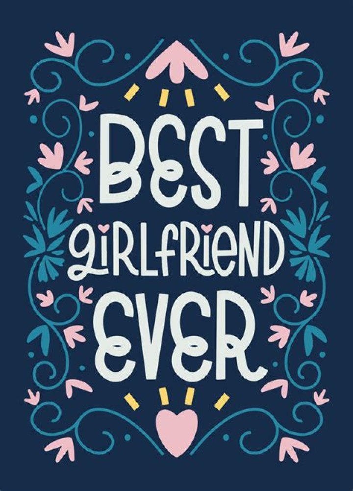 best girlfriend ever card by adam regester design