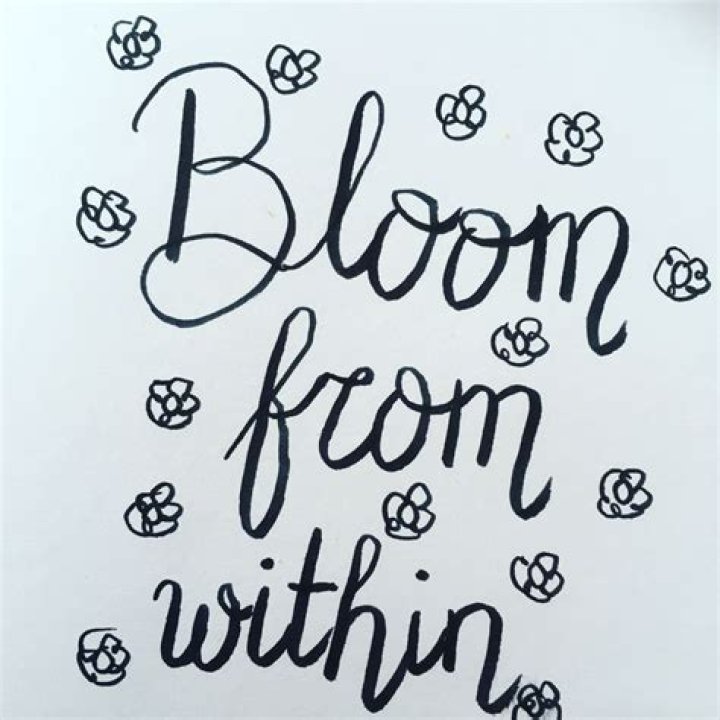 Bloom From Within Journal Lettering For Jesus