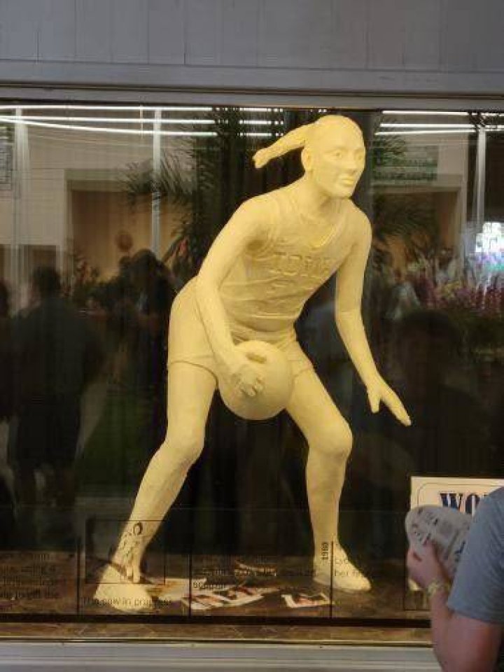 Caitlin Clark butter sculpture slated for Iowa State Fair