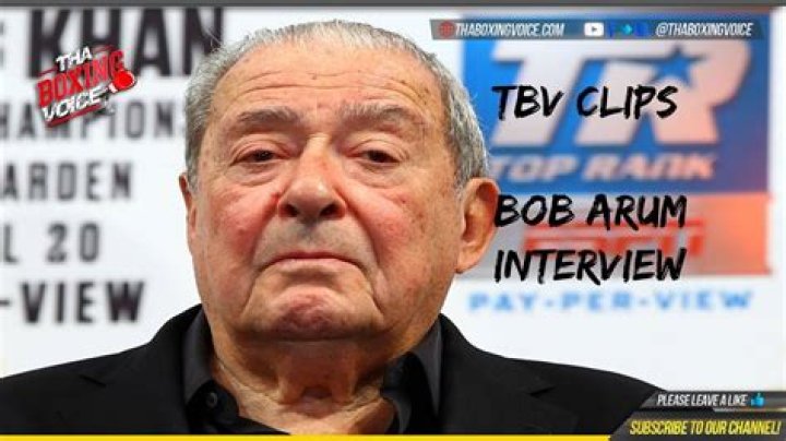 CATCHING UP WITH Bob Arum Top Rank Boxing