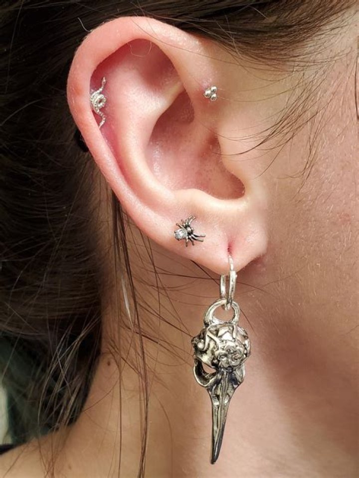 Current setup with double helix... Info in comments piercing Cool