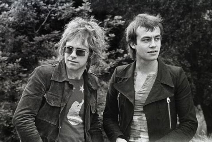 Elton John, Bernie Taupin (1968) Rock Legends, Music Legends, Elton