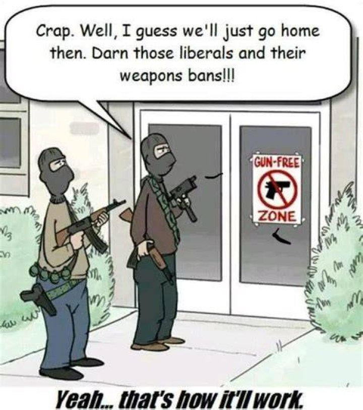 Gun Free Zone Meme Explains Why They Don't Work