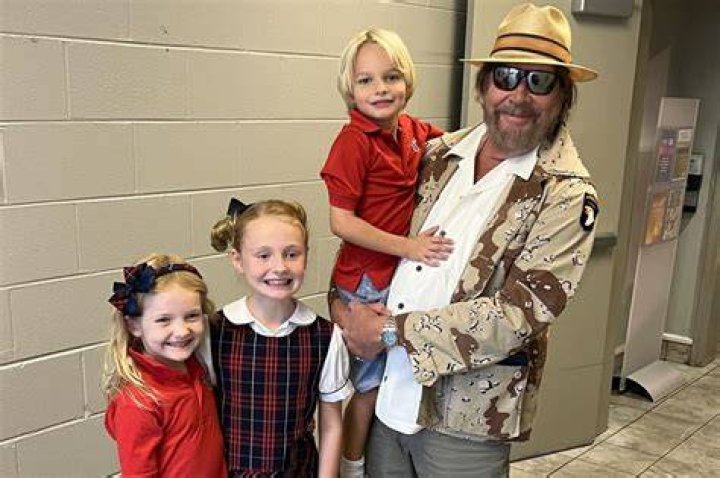 Hank Williams Jr. Celebrates Grandparent's Day With Three Of His