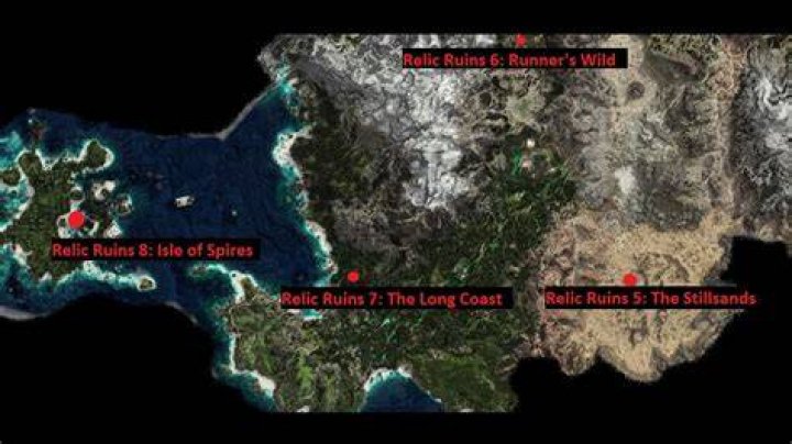 Horizon Forbidden West Relic Ruins Isle of Spires Guide
