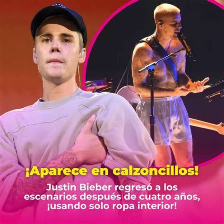Justin Bieber aparece con par&aacute;lisis facial, debido a un virus se abre