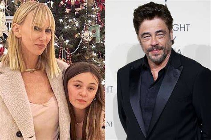 Kimberly Stewart, Benicio del Toro pose for rare pic with daughter
