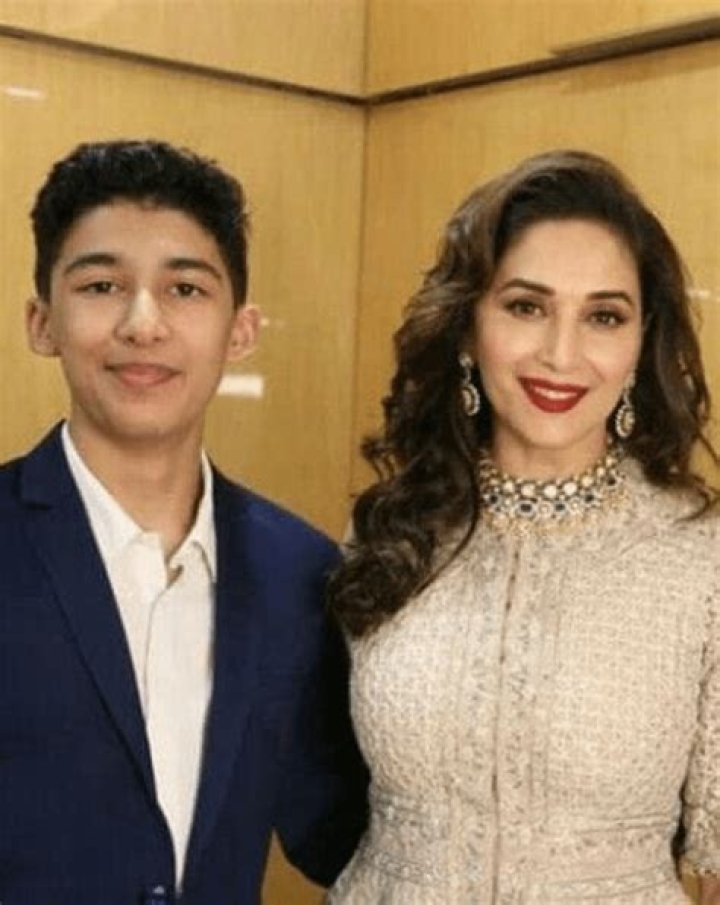 Madhuri Dixit&rsquo;s younger son Ryan turns 11, a few pics of Dhak Dhak girl