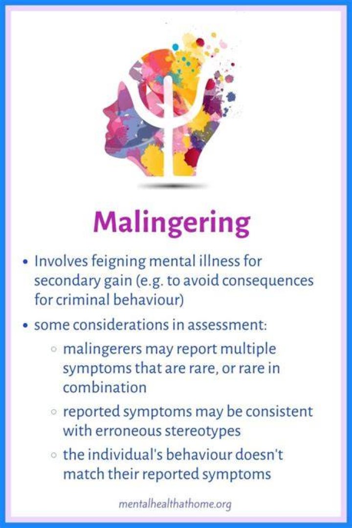 Malingering in Mental Health Care HubPages