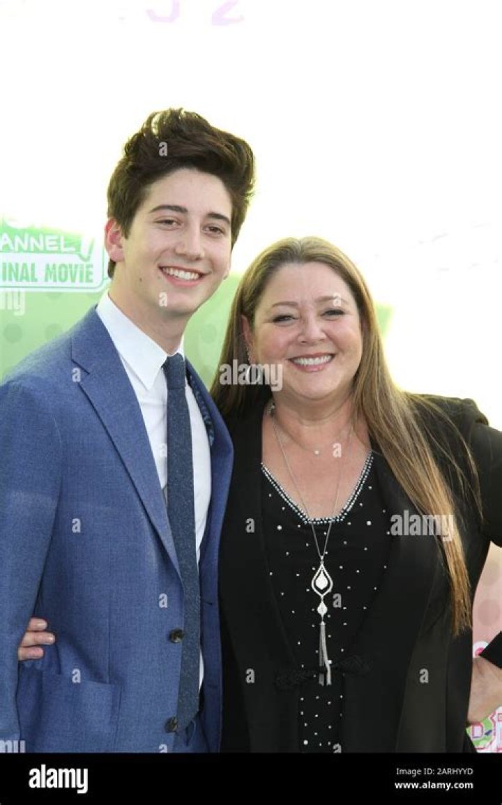 Milo Manheim and mom Camryn Manheim at the Disney Channel s Premiere of