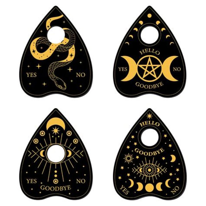 Mini Ouija Board with Planchette Mystifying Oracle Occult Etsy