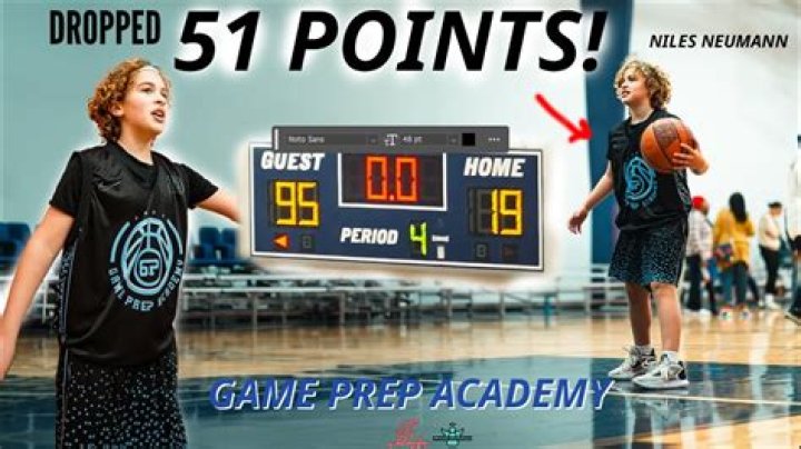 NILES NEUMANN DROPS 51 POINTS! YouTube