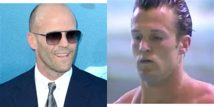 PEINLICH Junger Jason Statham verkackt im knappen Badehöschen Jason