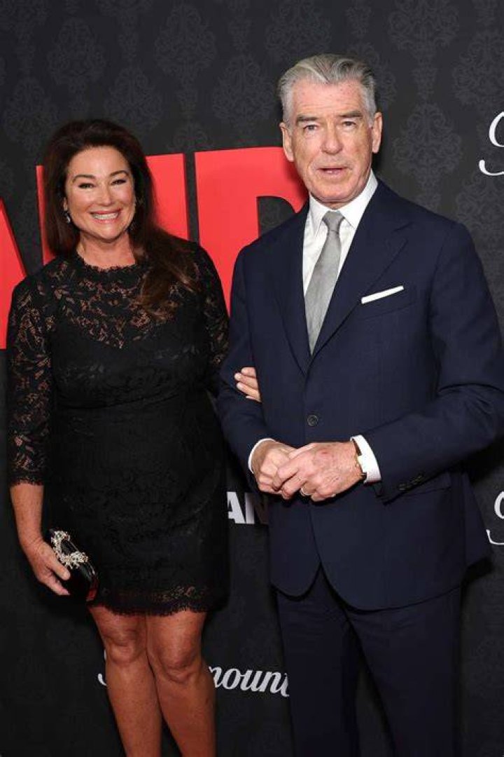 Pierce Brosnan and wife Keely Shaye Smith look lovedup in Paris