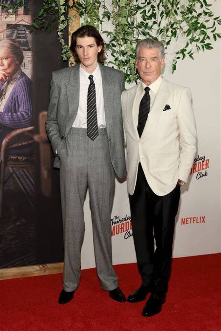 Pierce Brosnan’s Model Son Dylan Towers Over The James Bond Star At LA Premiere Of Once Upon A