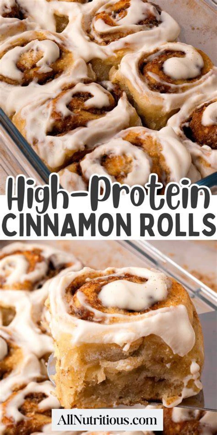 Protein Cinnamon Rolls & SugarFree Icing Mouthwatering Motivation