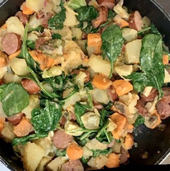 Recipe Weeknight Kielbasa Skillet Passports And Papers Aria Art