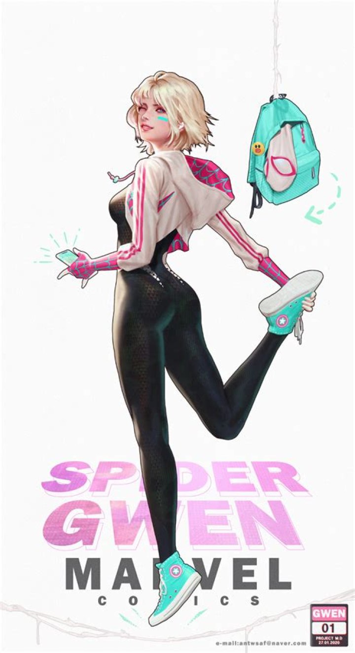 Spider Gwen Art, Marvel Spider Gwen, Gwen Stacy, Marvel Superhero