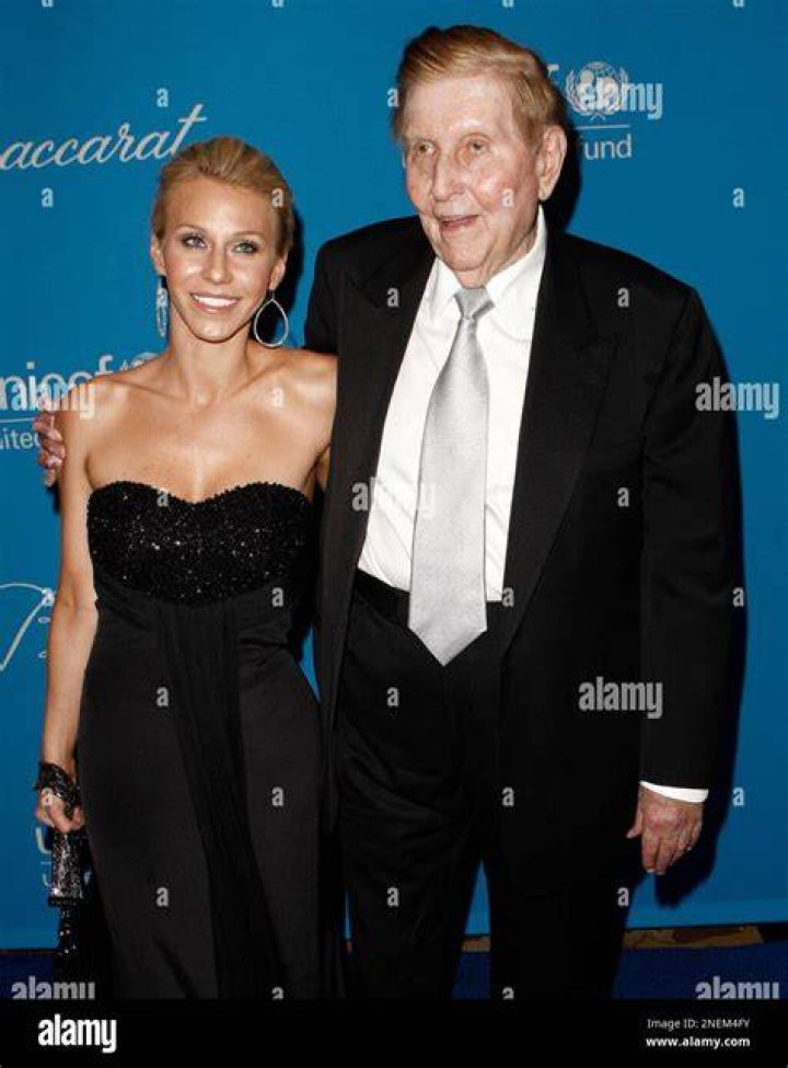 Sumner Redstone Malia Andelin Editorial Stock Photo Stock Image