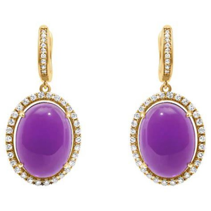 The JeffersonsGold and Purple Earrings The Prop Master