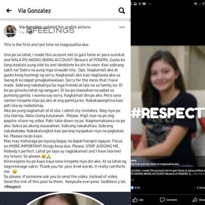 TikTok Sensation Via Gonzales Breaks Silence Over Alleged Private Video