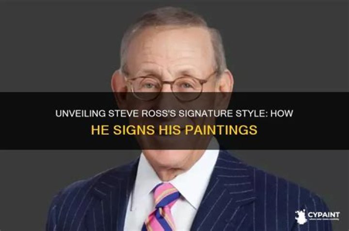 Unveiling Steve Ross's Net Worth: Secrets Of Success Revealed