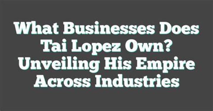 Unveiling Tai Lopez's Wife: A Journey Of Success, Beauty, And Inspiration