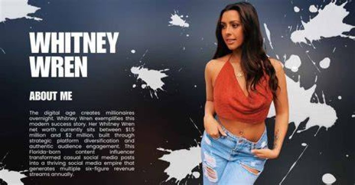 Unveiling Whitney Wren's OnlyFans: A Journey Of Empowerment, Sex Work, And Digital Connection