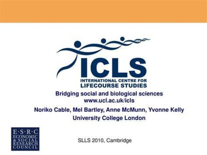 Yvonne KELLY University College London, London UCL Department of